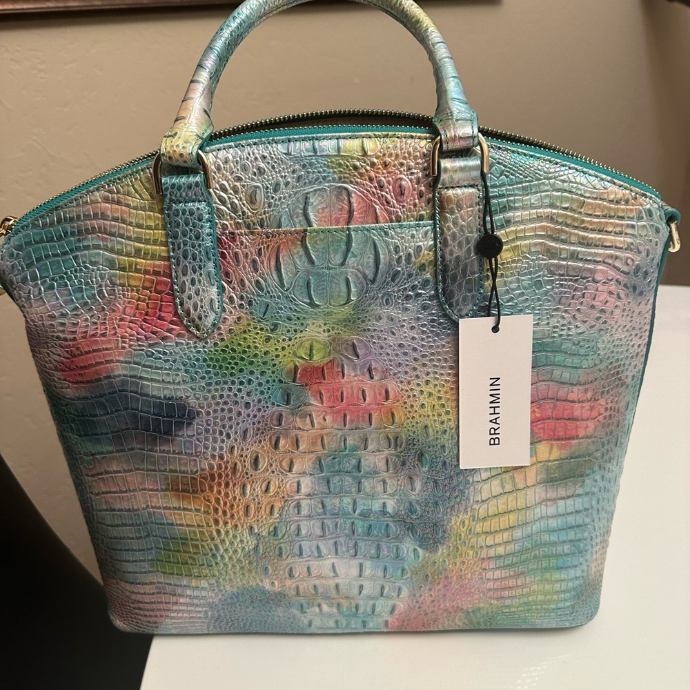 Brand new large duxbury satche Gelato Melbourne Genuine Leather Brahmin purse